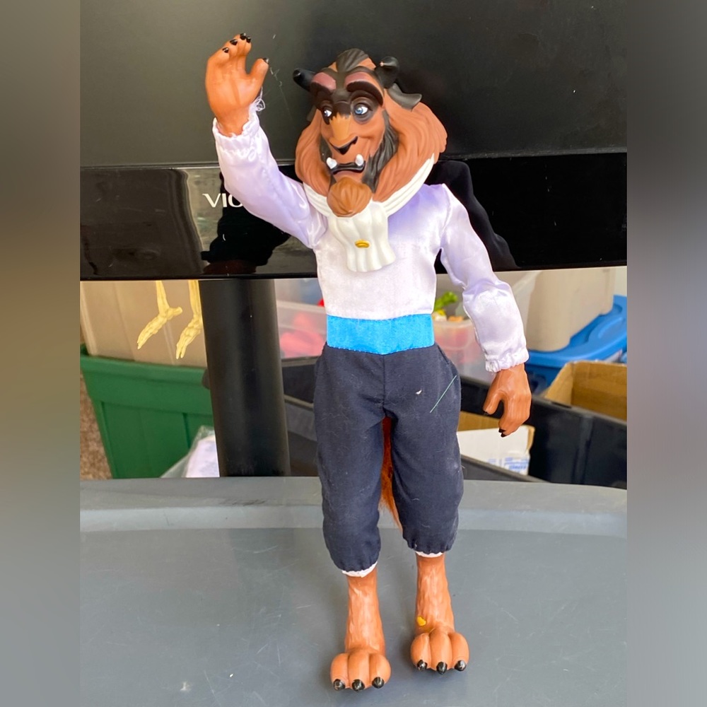 Large 12” Beast Character From Beauty And The Beast Doll Movie Action Figure